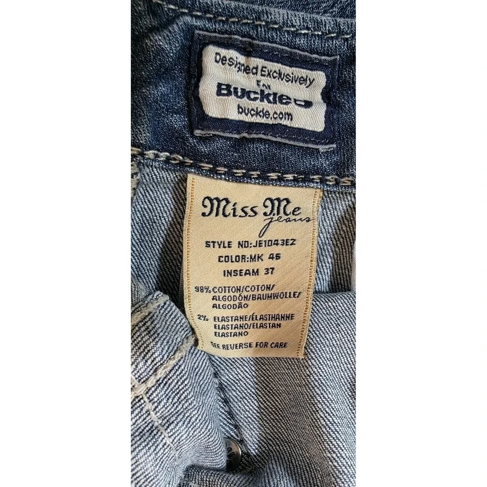 Miss Me Jeans Women Tall 32x36 Easy Boot Cowgirl Western Flare Y2K Bling Country